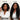 Before and after wearing the Aligrace 6x5 water wave wear and go pre-cut glueless human hair wig for a flawless natural look