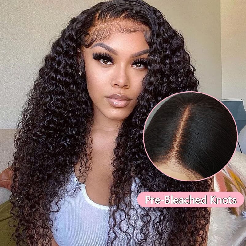 Aligrace 9x6 Lace Kinky Curly Wear &amp; Go Pre-Cut Glueless Wig
