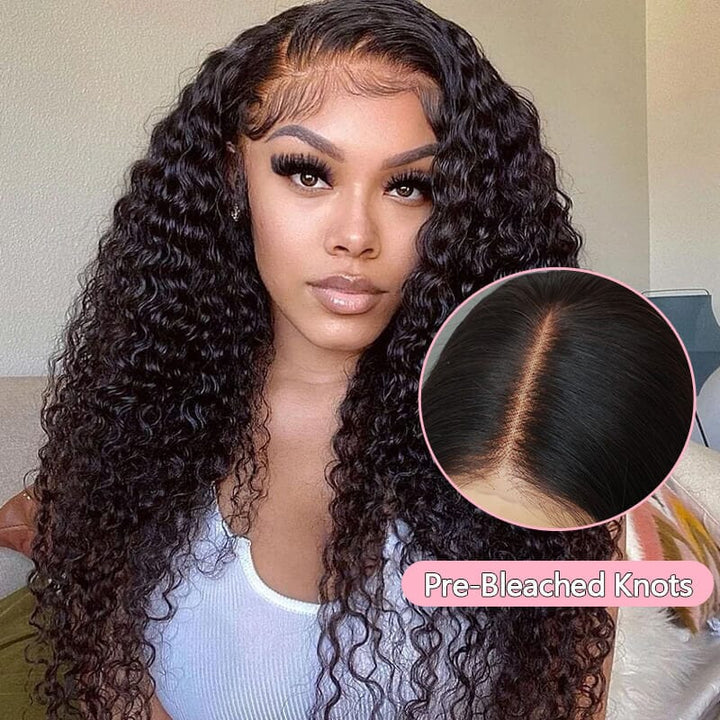 Aligrace 9x6 Lace Kinky Curly Wear &amp; Go Pre-Cut Glueless Wig