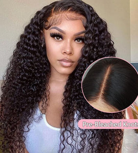 Aligrace 9x6 Lace Kinky Curly Wear & Go Pre-Cut Glueless Wig