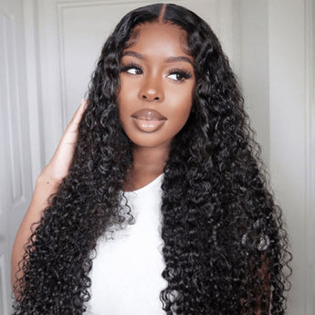 Aligrace 4x4 Lace Curly Brazilian Human Hair Wigs