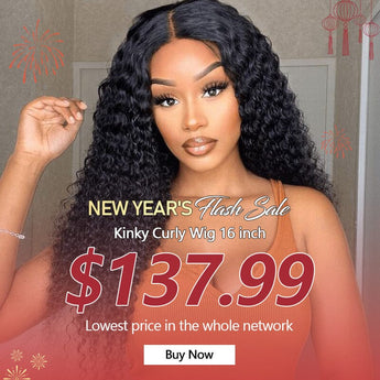 Aligrace Flash Sale 6x4 Curly Wear & Go Glueless Wig