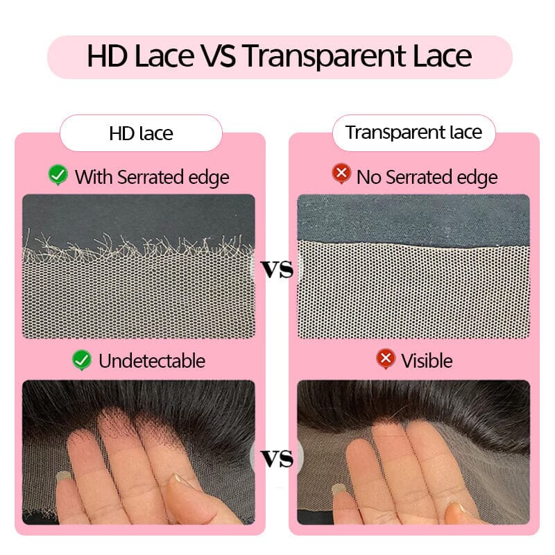 Aligrace Hair 13x4 HD Lace Frontal Body Wave Bob Wig