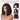 Kinky Straight Bob Half Wig with human hair texture details, natural bob shape and glueless half wig construction for easy wear