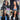 Four models showcasing Aligrace body wave human hair bundles in different hairstyles