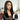 Model wearing Aligrace straight human hair bundles beside straight hair bundle product display