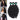 Model wearing Aligrace loose wave human hair bundles beside loose wave hair bundle product display