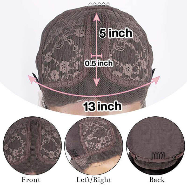 Aligrace MLG Series T Part Lace Jerry Curly BoB Wigs