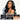 Four-step guide showing how to wear the Aligrace 5x5 body wave wear and go pre-cut glueless human hair wig with adjustable band, pre-cut lace, and pre-plucked hairline