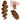 Close-up collage of Ali Grace #4/27 Highlight Body Wave Crochet Human Hair Extension highlighting luxury wave texture, reusable knot-friendly strands, seamless highlight blend and premium human hair craftsmanship.
