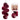 Close-up of Ali Grace 99J Burgundy Body Wave Crochet Human Hair Extension highlighting the soft body wave pattern, smooth texture, natural shine and premium human hair craftsmanship.