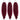 Ali Grace 99J Burgundy Deep Wave Crochet 100% Human Hair Extension displayed with deep wave definition, vibrant burgundy tone, natural-looking texture and reusable premium human hair.