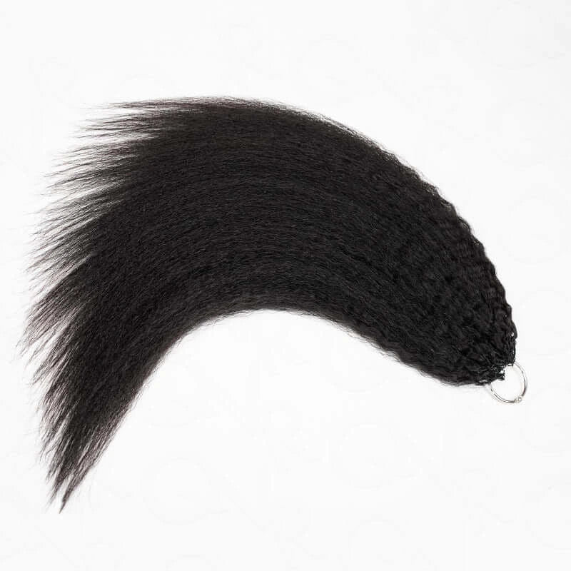 Ali Grace Kinky Straight Crochet Human Hair Extension bundle with natural kinky straight texture and premium human hair quality