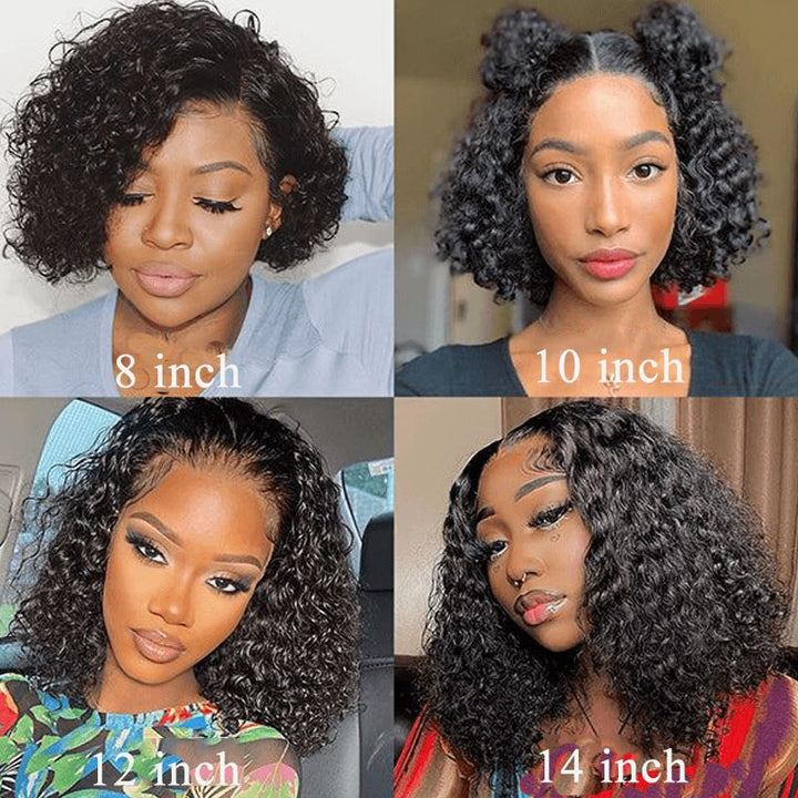 Aligrace 13x4 Lace Deep Curly BoB Wigs