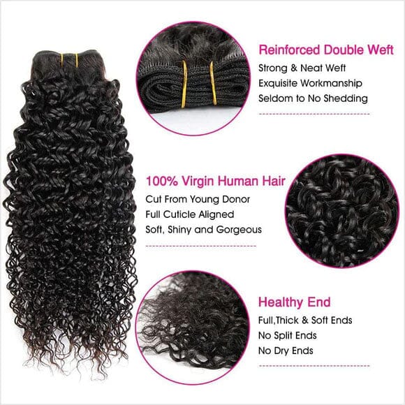 Buy One Get One Free Curly Bundles Body Wave Hair Bundles AliGrace 