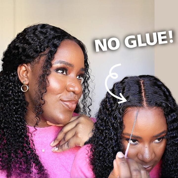 Aligrace 6x4 Lace Kinky Curly Wear &amp; Go Glueless Wig AliGrace 