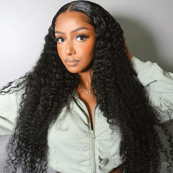 Aligrace 13x4 Lace Frontal Deep Wave Human Hair Wigs