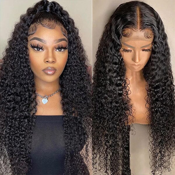 Aligrace Hair 5x5 Lace Closure Curly Wigs Glueless Wig