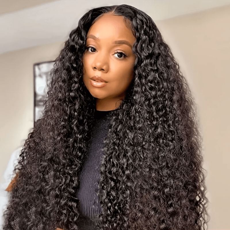 Aligrace 13x4 Lace Frontal Curly Human Hair Wigs