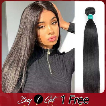 Buy One Get One Free Straight Hair Bundles