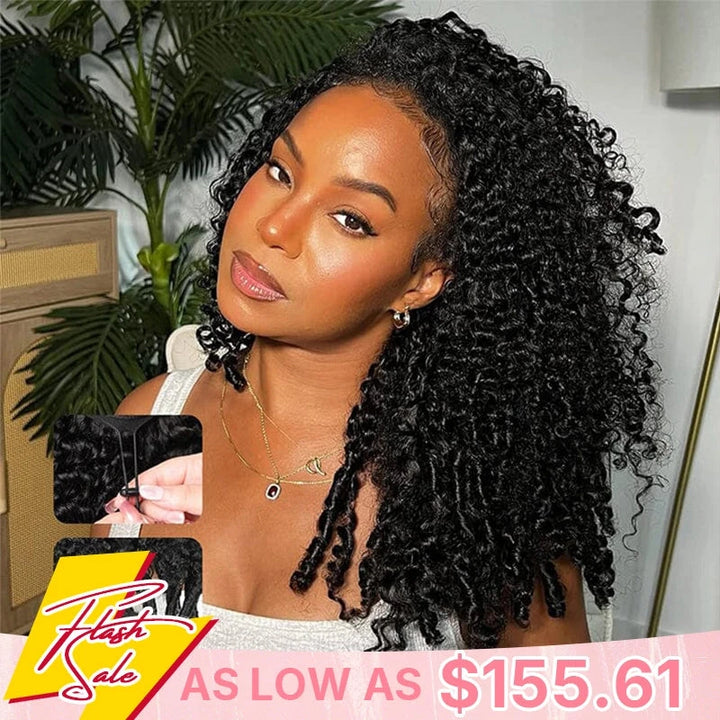 [WEAR GO HALF WIG] Ali Grace Hair Burmese Curly Half Wig Invisible Hairline Beginner Friendly AliGrace 