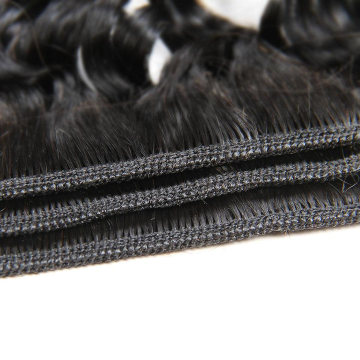 Ali Grace Deep Wave Hair Bundles 3 Pcs With 13x4 Lace Frontal 