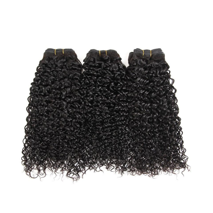 Ali Grace Kinky Curly Hair Weave Bundles 3 Pcs with 13x4 Lace Frontal