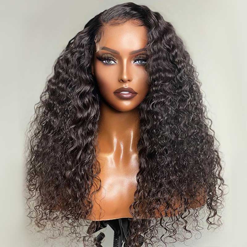 Aligrace Pro Series 5x5 Lace Deep Wave Human Hair Wigs 