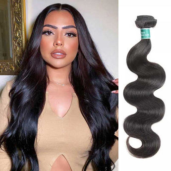 Ali Grace 12A Grade Natural Color Body Wave Hair Unprocessed Virgin Human Hair 1 Bundles Body Wave Hair Bundles AliGrace 10 Peruvian 