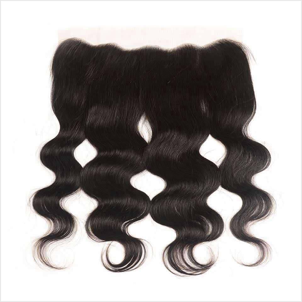 Brazilian Body Wave 13*4 Lace Frontal Free Part HD Lace Frontal with Baby Hair Malaysian 13X4 Lace Frontal AliGrace 