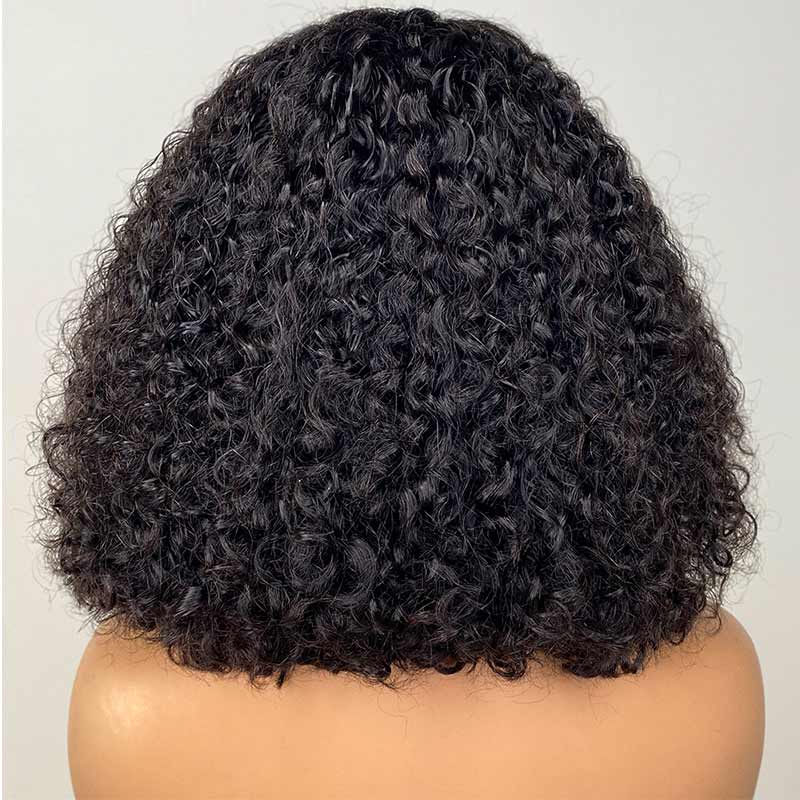 Aligrace MLG Series 13x5x1 Lace Front Curly Bob Wigs 
