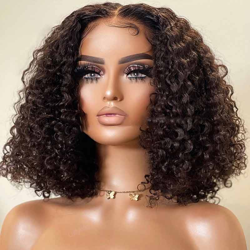 Aligrace MLG Series 13X4 Lace Curly Human Hair Wigs