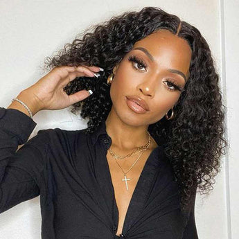 Aligrace MLG Series 13x5x1 Lace Front Curly Bob Wigs