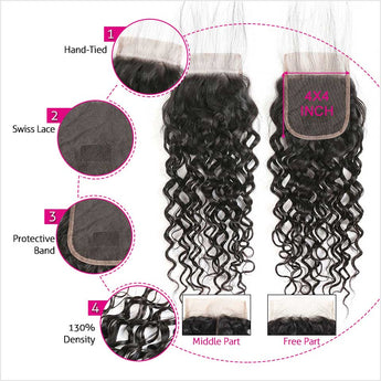 Brazilian Water Wave Human Hair Wigs-2