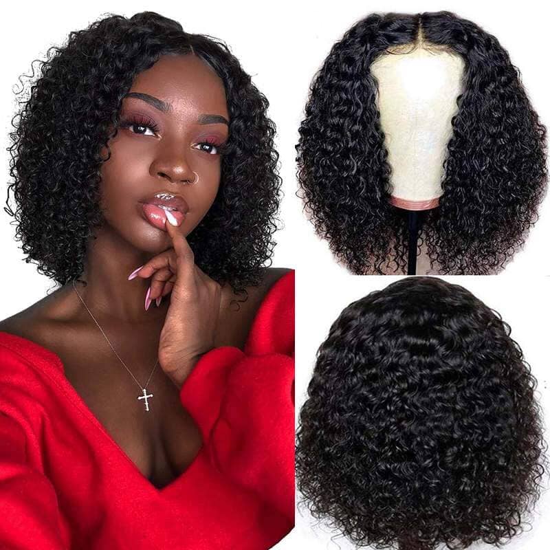 Buy One Get One Free 4x4 Lace Closure Straight Wigs and Bob Curly 13x4 Lace Front Wigs AliGrace 