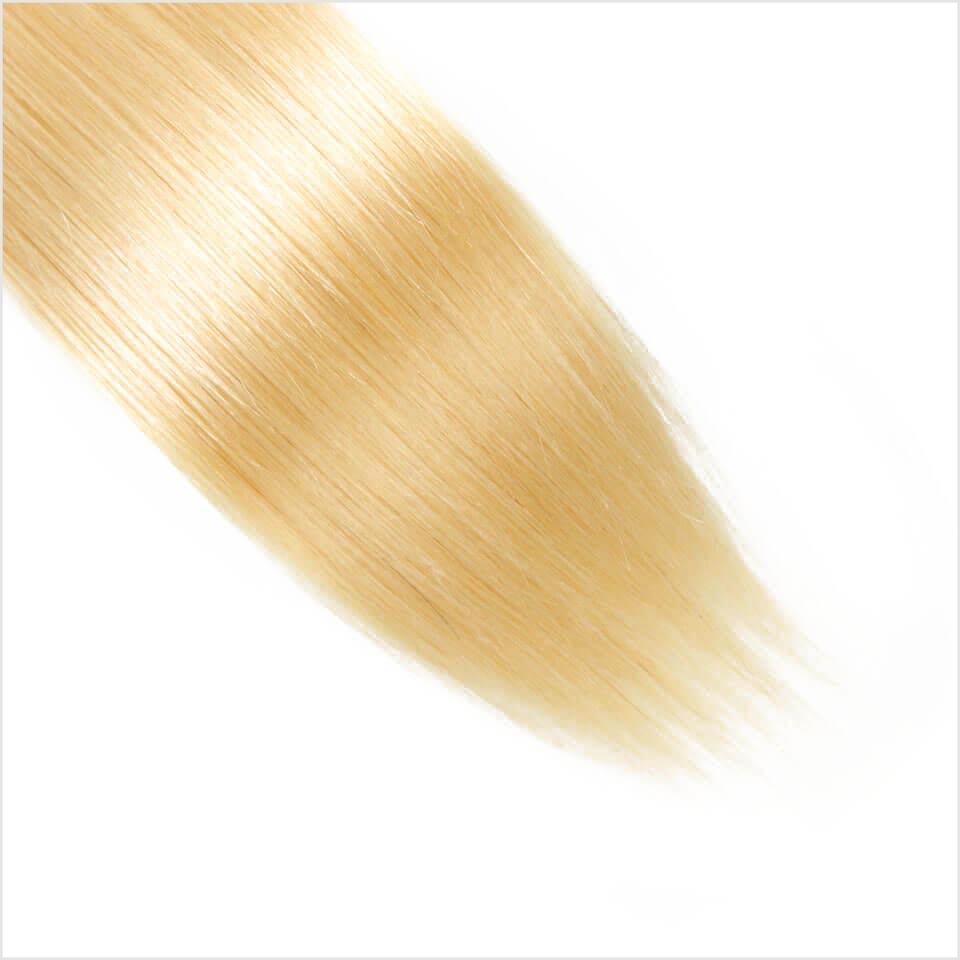 613 Blonde Color Virgin Straight Human Hair 1 Bundles-5