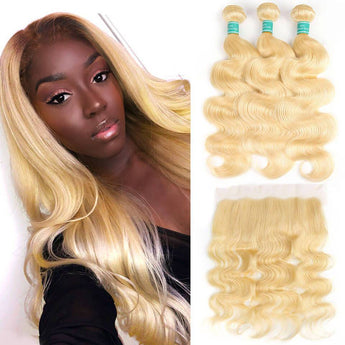 Ali Grace Body Wave Bundles 3 Pcs With 13x4 Lace Frontal 