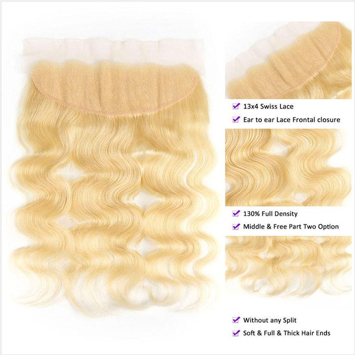 Ali Grace Body Wave Bundles 3 Pcs With 13x4 Lace Frontal 