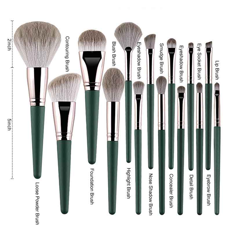 Ali Grace Makeup Brush Set With Storage Complete 14PCS Beauty Tool Makeup Tools Short Bob Wig AliGrace 