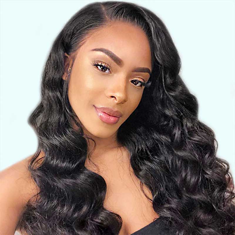 Aligrace 13X6 lace Loose Wave Human Hair Lace Wigs