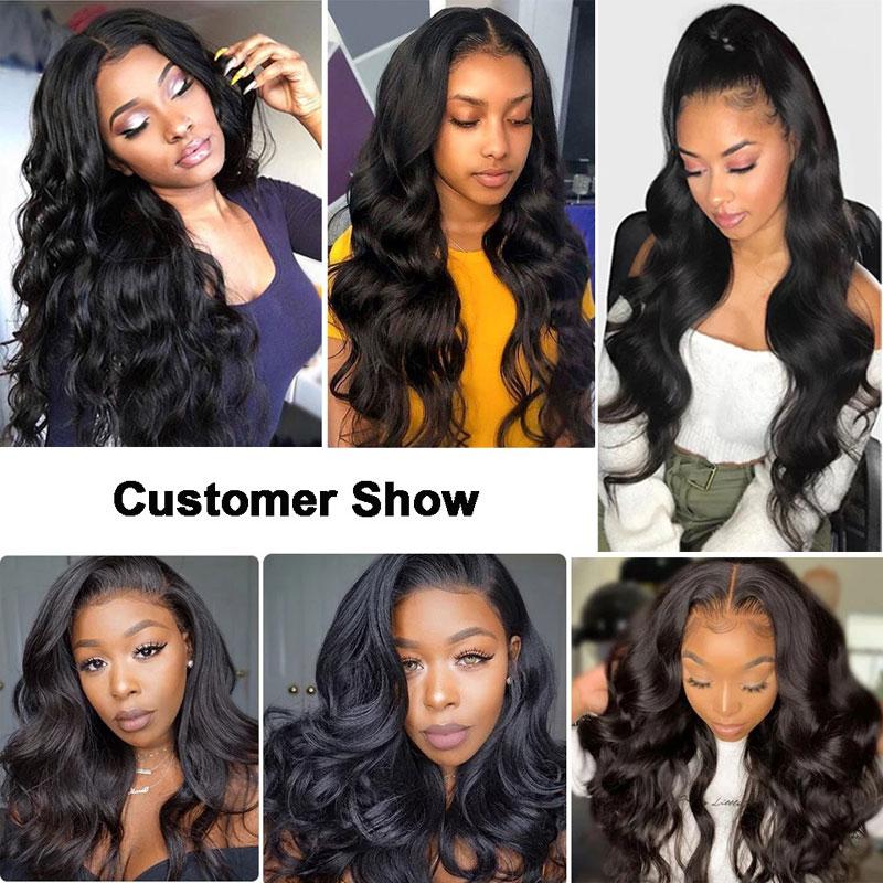 Ali Grace Body Wave Hair Weave 3 Pcs With 4x4 Lace Closure 