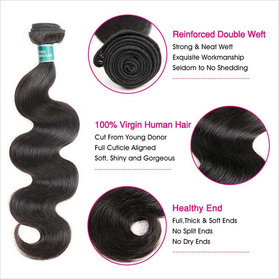 1 Bundles Brazilian Body Wave Hair-5