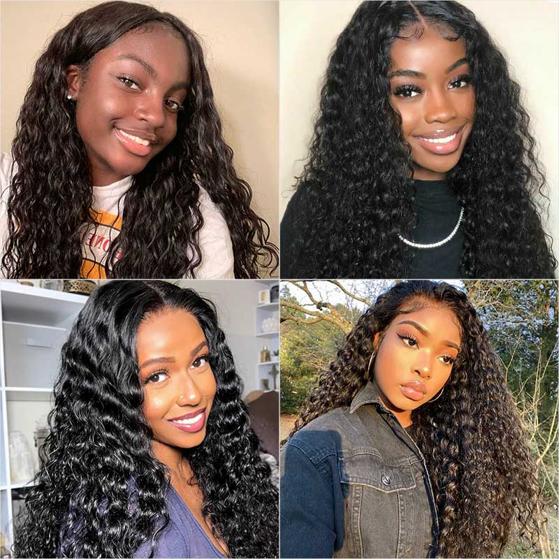 Ali Grace Deep Wave 3 Bundles Deal 12A Grace Good Quality Hair Dyed Well No Sheding &amp; Matted Deep Wave Hair Bundles AliGrace 