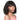 Aligrace Full Machine Made Wavy Bob Wigs With Bangs